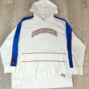Vintage Y2K 2000s Nike Air‎ Revolution White Hoodie Set it Off 2XL RARE